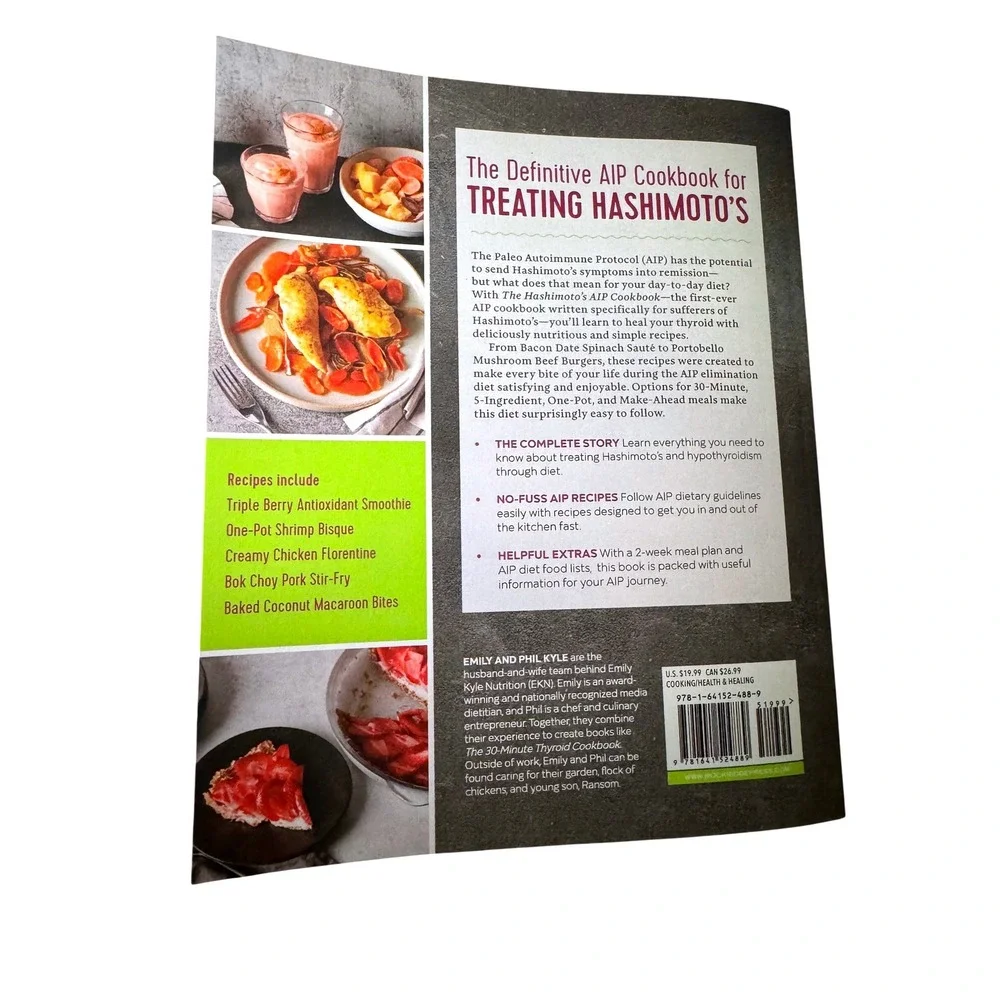 The Hashimotos AIP Cookbook Emily Kyle Phil Kyle Thyroid Healing Paleo Recipes